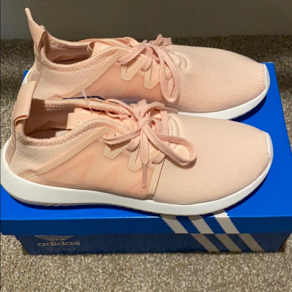 Brand new baby pink adidas